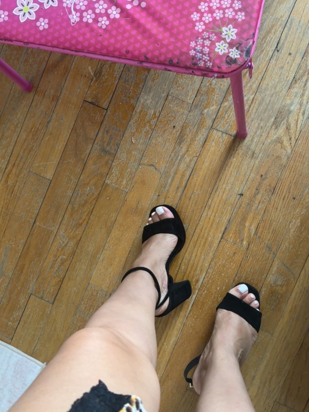 Steve Madden Black Block Heel Sandals